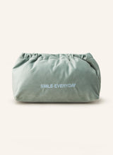 VELVET CLUTCH BAG SMILE EVERYDAY