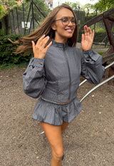 ECLIPSE MINI SHORT - ONYX PLAID