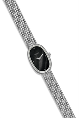 Jane (Mini Tethered) - Silver and Black Metal