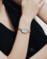 Jane (Mini Tethered) - Gold and Sky Metal