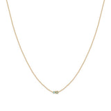 necklace Amants : chrysolite/pacific opal_1