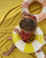 45CM OLIVIA SWIM RING - PEACH DAISY