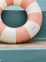 45CM OLIVIA SWIM RING - PEACH DAISY