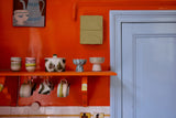 70s ceramics: cafe cup, bubble