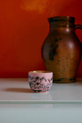 70s ceramics: cafe cup, bubble