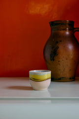 70s ceramics: cafe cup, glint