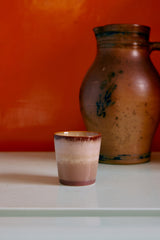 70s ceramics: coffee mug, bloom