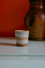 70s ceramics: coffee mug, skyline