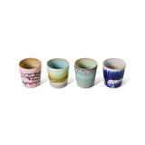 70s ceramics: egg cups, vibrance (set of 4)