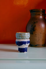 70s ceramics: lungo mugs, symbolist (set of 2)