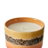70s ceramics: small scented candle Tulum