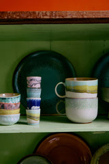 70s ceramics: tea cups, neo (set of 2)