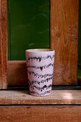 70s ceramics: tea mug, bubble