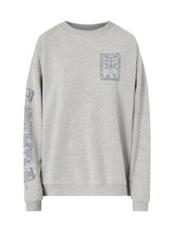 THE READER SWEATSHIRT - GREY MARL