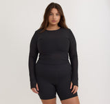 ACTIVE BIKE SHORTS - BLACK