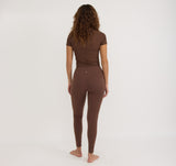 ACTIVE LEGGINGS - WALNUT