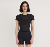 ACTIVE MESH TEE - BLACK