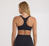 ACTIVE RACER BACK BRA - BLACK
