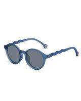 ADULT Oval Sunglasses - Navy Blue