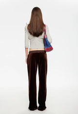 ALBA TRACK PANT - CHOCOLATE