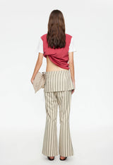 ALPINE PANT - BEIGE STRIPE