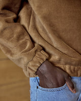 AMBOISE SWEAT KNIT - COGNAC