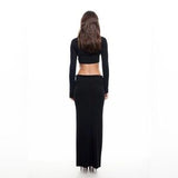 AMOUR MAXI SKIRT - INK