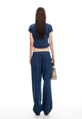 ANCHOR JEAN - MID BLUE