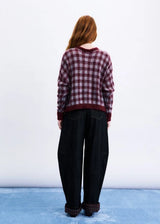AOMORI CARDIGAN - BORDEAUX