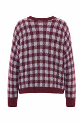 AOMORI CARDIGAN - BORDEAUX