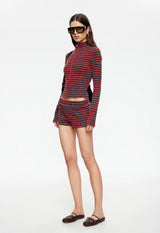 APEX JACKET - CRIMSON STRIPE