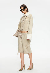 APRES DENIM JACKET - STONE