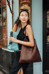 ARS TOTE - DARK BROWN