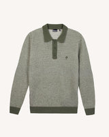 AULNAY KNITWEAR KNIT - DARK LICHEN/ECRU
