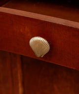 Abby Shell Knob Brass