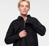 Alley Casual Zip Jacket - Black