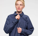 Alley Casual Zip Jacket - Midnight Blue
