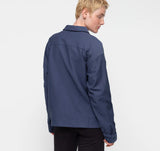 Alley Casual Zip Jacket - Midnight Blue