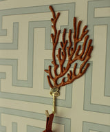 Ariel Coral Hook Brass