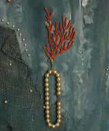 Ariel Coral Hook Brass