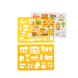 Aujourd'hui c'est mercredi Stencils set - Drawing the city