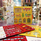 Aujourd'hui c'est mercredi Stencils set - Drawing the city