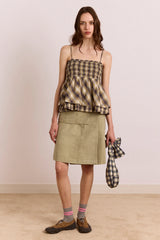 Azalea Cami - Cardamon Check