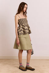 Azalea Cami - Cardamon Check