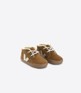 BABY FURED SUEDE CAMEL PIERRE