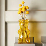 BALVI Vase Yummy Bear Yellow