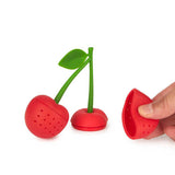 BALVI Double tea infuser Cherry