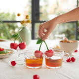BALVI Double tea infuser Cherry