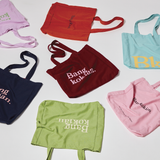 BANGKOKIAN. LINEN BAG - RED WINE