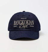 BANGKOKIAN COTTON CAP - BKK DEPT DARK DENIM